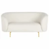 Canapé Blanc 2 Places LOEN -Deco.fr Soldes Boutique canape 16665139