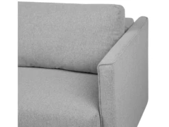 Canapé Convertible 3 Places En Tissu Gris Clair EKSJO -Deco.fr Soldes Boutique canape 17470733