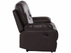 Canapé 2 Places En Cuir PU Marron Avec Position Réglable BERGEN -Deco.fr Soldes Boutique canape 17582549