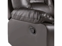 Canapé 2 Places En Cuir PU Marron Avec Position Réglable BERGEN -Deco.fr Soldes Boutique canape 17582555