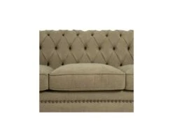 Canapé 3 Places Chesterfield Vert Olive - PAOLA -Deco.fr Soldes Boutique canape 17788921