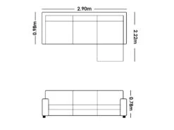 Canapé D'angle XL En Simili ROMAIN - Noir - Angle Droit 19 Canapé D'angle XL En Simili ROMAIN - Noir - Angle Droit -Deco.fr Soldes Boutique canape 179349