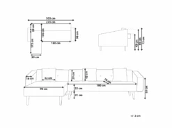 Canapé Angle à Droite - Vadso - Velours, Vert 12 Canapé Angle à Droite - Vadso - Velours, Vert -Deco.fr Soldes Boutique canape 17940839