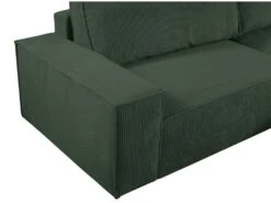 Canapé 4 Places Convertible En Velours Côtelé Vert AMELIA De Pascal Morabito -Deco.fr Soldes Boutique canape 17972243