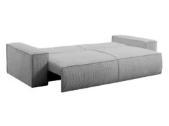 Canapé 4 Places Convertible En Velours Côtelé Gris Clair AMELIA De Pascal Morabito 10 Canapé 4 Places Convertible En Velours Côtelé Gris Clair AMELIA De Pascal Morabito -Deco.fr Soldes Boutique canape 17972867