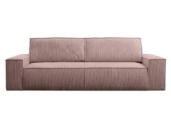 Canapé 4 Places Convertible En Velours Côtelé Rose AMELIA De Pascal Morabito 9 Canapé 4 Places Convertible En Velours Côtelé Rose AMELIA De Pascal Morabito -Deco.fr Soldes Boutique canape 17973123