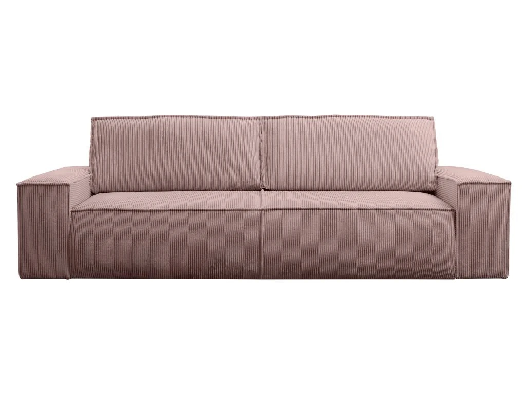Canapé 4 Places Convertible En Velours Côtelé Rose AMELIA De Pascal Morabito 3 Canapé 4 Places Convertible En Velours Côtelé Rose AMELIA De Pascal Morabito – Image 3