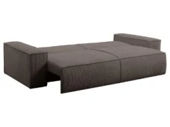 Canapé 4 Places Convertible En Velours Côtelé Marron AMELIA De Pascal Morabito -Deco.fr Soldes Boutique canape 17973597