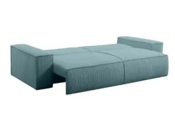 Canapé 4 Places Convertible En Velours Côtelé Bleu Clair AMELIA De Pascal Morabito 10 Canapé 4 Places Convertible En Velours Côtelé Bleu Clair AMELIA De Pascal Morabito -Deco.fr Soldes Boutique canape 17974445