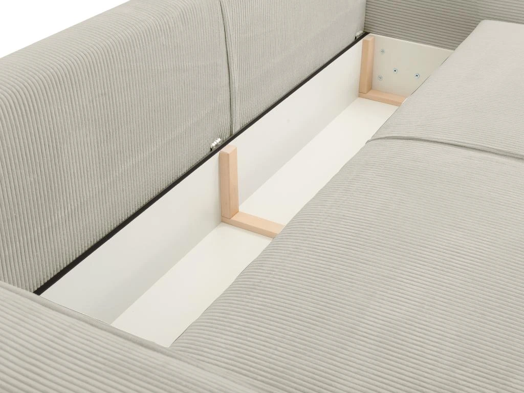 Canapé 4 Places Convertible En Velours Côtelé Beige AMELIA De Pascal Morabito 6 Canapé 4 Places Convertible En Velours Côtelé Beige AMELIA De Pascal Morabito – Image 6