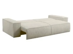 Canapé 4 Places Convertible En Velours Côtelé Beige AMELIA De Pascal Morabito 11 Canapé 4 Places Convertible En Velours Côtelé Beige AMELIA De Pascal Morabito -Deco.fr Soldes Boutique canape 17974701