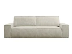 Canapé 4 Places Convertible En Velours Côtelé Beige AMELIA De Pascal Morabito 10 Canapé 4 Places Convertible En Velours Côtelé Beige AMELIA De Pascal Morabito -Deco.fr Soldes Boutique canape 17974703