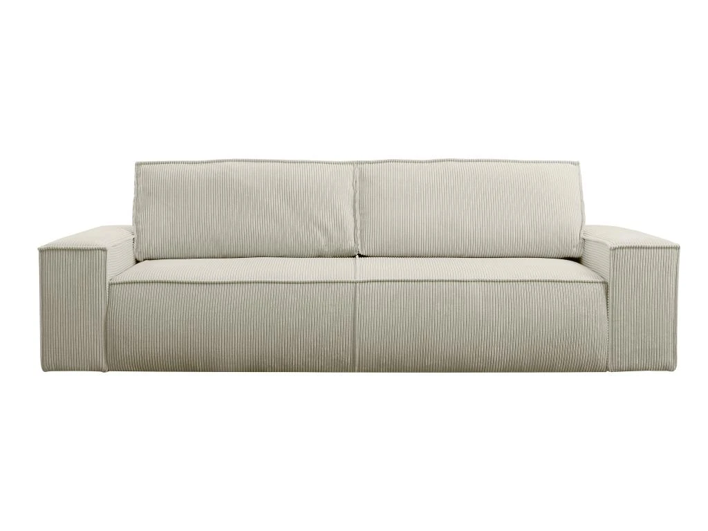 Canapé 4 Places Convertible En Velours Côtelé Beige AMELIA De Pascal Morabito 3 Canapé 4 Places Convertible En Velours Côtelé Beige AMELIA De Pascal Morabito – Image 3