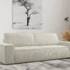 Canapé 4 Places Convertible En Velours Côtelé Beige AMELIA De Pascal Morabito -Deco.fr Soldes Boutique canape 17974715