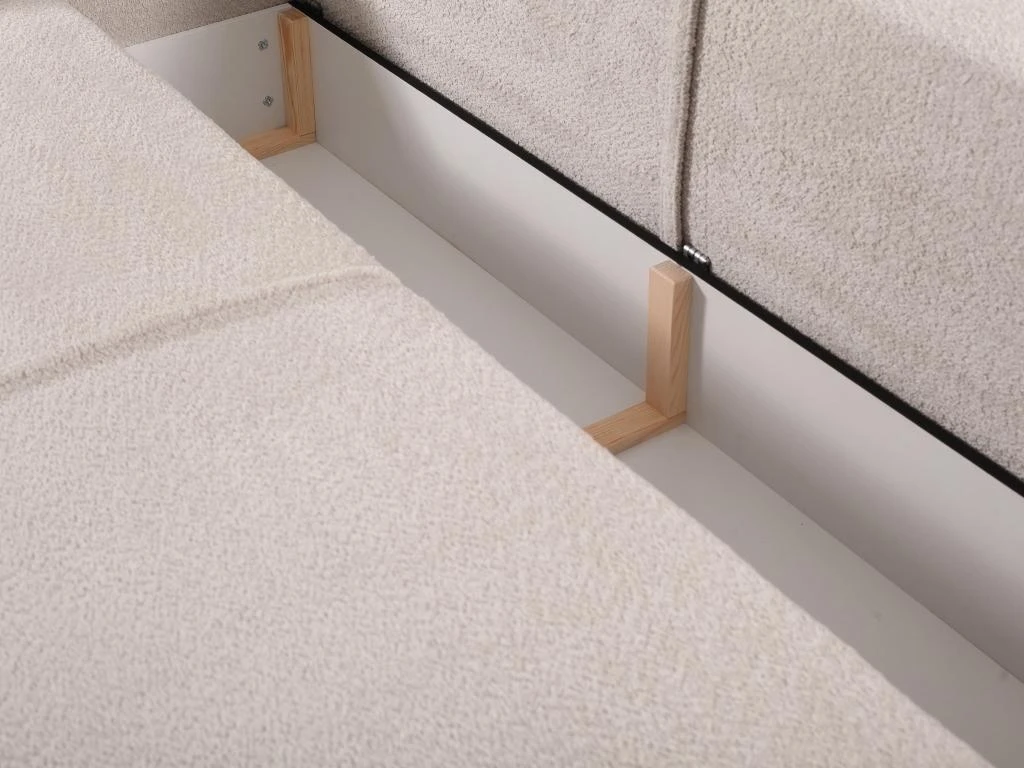 Canapé 4 Places Convertible En Tissu Bouclette Beige AMELIA De Pascal Morabito 6 Canapé 4 Places Convertible En Tissu Bouclette Beige AMELIA De Pascal Morabito – Image 6