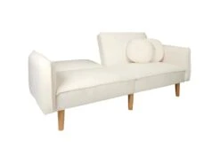 Canapé Convertible En Tissu Bouclette -Deco.fr Soldes Boutique canape 18049551