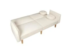 Canapé Convertible En Tissu Bouclette -Deco.fr Soldes Boutique canape 18049553