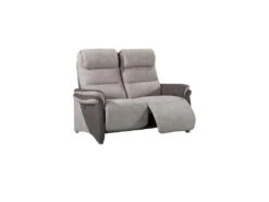 Canapé Relax électrique 2 Places Brun/Mastic - ZENIA -Deco.fr Soldes Boutique canape 18273365