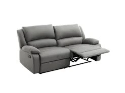 Canapé Relax Manuel 3 Places Avec 2 Assises XXL DETENTE En Microfibre - Gris 14 Canapé Relax Manuel 3 Places Avec 2 Assises XXL DETENTE En Microfibre - Gris -Deco.fr Soldes Boutique canape 18362907