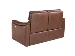 Canapé 2 Places En Cuir Brun Avec Relax 6165 ANGEL CERDA -Deco.fr Soldes Boutique canape 18426961