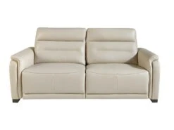 Canapé 3 Places En Cuir Gris Et Relax 6158 ANGEL CERDA -Deco.fr Soldes Boutique canape 18427213