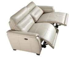 Canapé 3 Places En Cuir Gris Et Relax 6158 ANGEL CERDA -Deco.fr Soldes Boutique canape 18427221