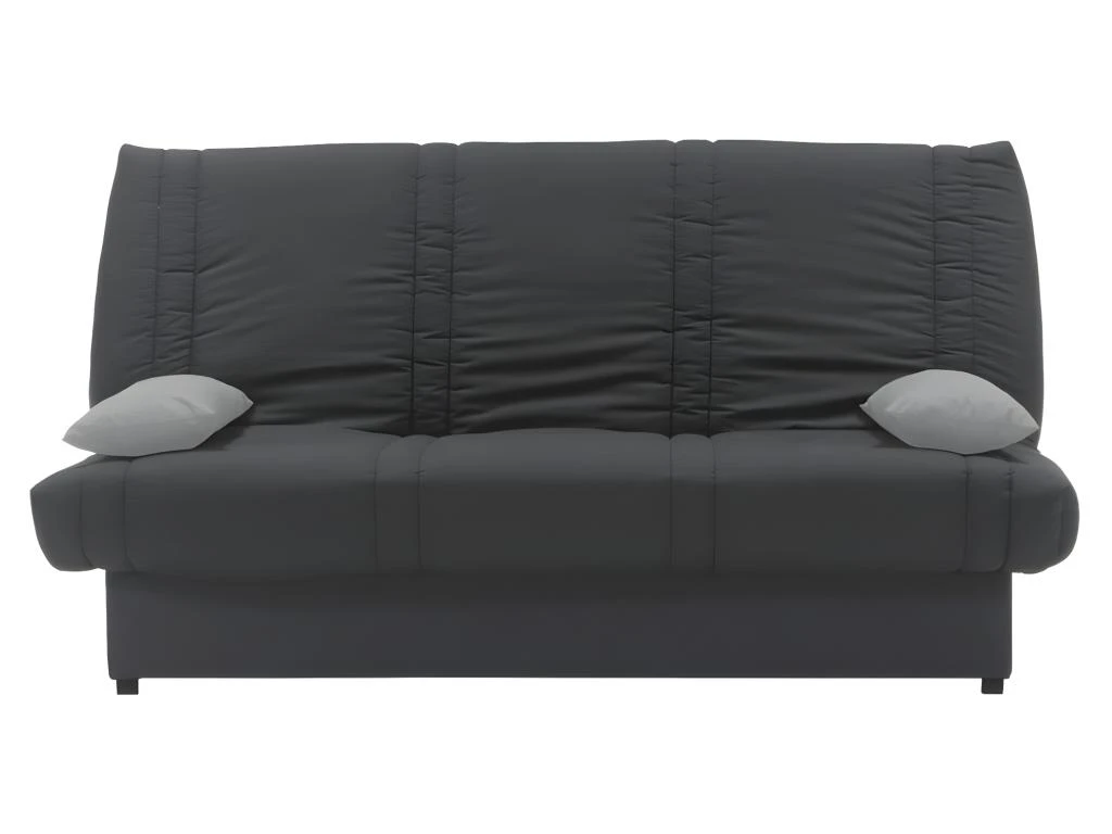 Ensemble Canapé Clic Clac FARWEST II Gris Avec Couette 220 X 240 Et 2 Oreillers 4 Ensemble Canapé Clic Clac FARWEST II Gris Avec Couette 220 X 240 Et 2 Oreillers – Image 4