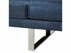 Canapé Convertible 2 Places En Tissu Bleu Gris YORK -Deco.fr Soldes Boutique canape 18756603