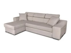 Canapé D'Angle ELONA Convertible En Tissu - Beige - Angle Gauche -Deco.fr Soldes Boutique canape 18796409