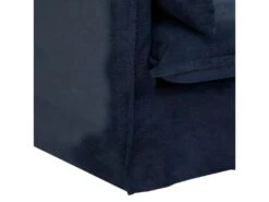 Canapé Convertible Odilon 3 Places Bleu - ATMOSPHERA -Deco.fr Soldes Boutique canape 18864395