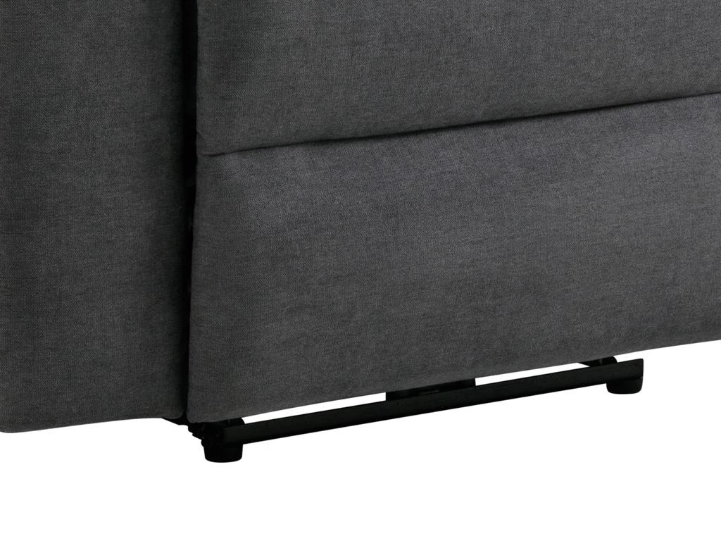 Canapé 2 Places Relax électrique En Tissu Gris BUROLO 8 Canapé 2 Places Relax électrique En Tissu Gris BUROLO – Image 8