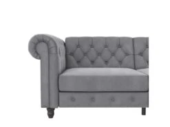 Canapé Convertible 3 Places Felix Gris Clair -Deco.fr Soldes Boutique canape 19372351