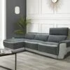 Canapé D'angle Gauche Relax électrique En Tissu Gris Foncé ORIETTO -Deco.fr Soldes Boutique canape 19565667