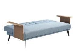 Canapé 3 Places Convertible Clic-clac En Tissu Bleu NINANDRO 11 Canapé 3 Places Convertible Clic-clac En Tissu Bleu NINANDRO -Deco.fr Soldes Boutique canape 19576559