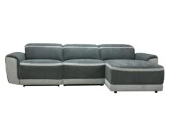 Canapé D'angle Droit Relax électrique En Tissu Gris Foncé ORIETTO 14 Canapé D'angle Droit Relax électrique En Tissu Gris Foncé ORIETTO -Deco.fr Soldes Boutique canape 19586029