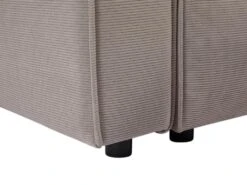 Canapé D'angle Droit En Velours Côtelé Taupe BORORE De Pascal Morabito -Deco.fr Soldes Boutique canape 19725909