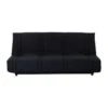 Banquette Clic Clac 3 Places - Tissu Noir - Style Contemporain - L 193 X P 92 Cm -Deco.fr Soldes Boutique canape 19913167