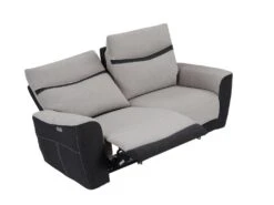 Canapé 3 Places Relax électrique En Tissu Gris Et Anthracite DAMON 13 Canapé 3 Places Relax électrique En Tissu Gris Et Anthracite DAMON -Deco.fr Soldes Boutique canape 19946605