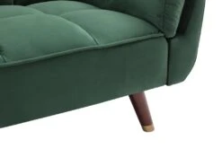 Canapé 3 Places Convertible Clic-clac En Velours Vert GULCAN 15 Canapé 3 Places Convertible Clic-clac En Velours Vert GULCAN -Deco.fr Soldes Boutique canape 19964407