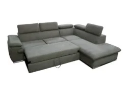 Canapé D'angle Convertible En Tissu Avec Coffre De Rangement FABIEN - Taupe - Angle Droit 11 Canapé D'angle Convertible En Tissu Avec Coffre De Rangement FABIEN - Taupe - Angle Droit -Deco.fr Soldes Boutique canape 199901