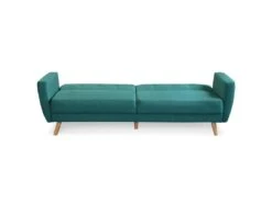 Canapé Convertible Clic-clac Scandinave Refresha Tissu Bleu Vert -Deco.fr Soldes Boutique canape 20006623