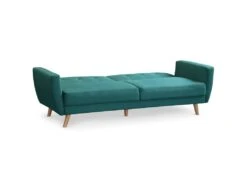 Canapé Convertible Clic-clac Scandinave Refresha Tissu Bleu Vert -Deco.fr Soldes Boutique canape 20006625