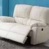 Canapé 2 Places Relax électrique En Cuir MARCIS - Ivoire -Deco.fr Soldes Boutique canape 202605