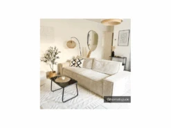 Canapé 4 Places Convertible En Velours Côtelé Beige AMELIA De Pascal Morabito 15 Canapé 4 Places Convertible En Velours Côtelé Beige AMELIA De Pascal Morabito -Deco.fr Soldes Boutique canape 20297169