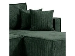 Canapé D'angle Réversible Convertible 3 Places Ezekiel Velours Côtelé Vert Sapin 9 Canapé D'angle Réversible Convertible 3 Places Ezekiel Velours Côtelé Vert Sapin -Deco.fr Soldes Boutique canape 20941979