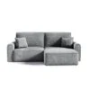Canapé D'angle Réversible Convertible 3 Places Coffre Valentin Mini Bouclé Gris -Deco.fr Soldes Boutique canape 20942125