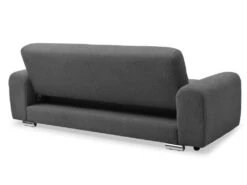 Canapé-lit Clic-clac 3 Places Confort Lucille Tissu Bouclette Gris -Deco.fr Soldes Boutique canape 21043657