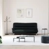Canapé Convertible Clic-clac MAXIME En Simili - Noir