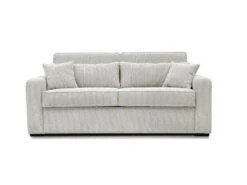 Canapé 4 Places Convertible Express En Velours Côtelé Beige - Couchage 160 Cm - Matelas 18 Cm - MONDOVI 9 Canapé 4 Places Convertible Express En Velours Côtelé Beige - Couchage 160 Cm - Matelas 18 Cm - MONDOVI -Deco.fr Soldes Boutique canape 21153697