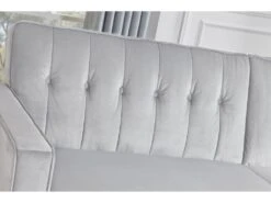 LIVERPOOL - Canapé Convertible En Velours Gris Clair 15 LIVERPOOL - Canapé Convertible En Velours Gris Clair -Deco.fr Soldes Boutique canape 21270177